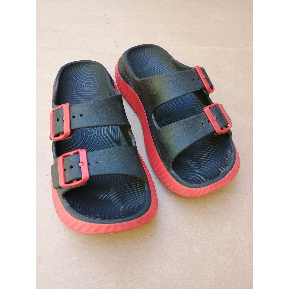 KuaiLu Womens Recovery Sandals With Comfortable Plantar Fasciitis Arch Sz 9